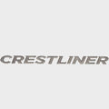 Crestliner Boat Raised Decal 2246509 - Silver Logo Sticker
