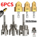 Pipe Threading Tools Kit 6PCS Quick Change Design 1/2 3/4 1 Inch Sizes