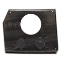 Lowe Boat Blank Radio Panel 2371209 - Gray Woodgrain 8 1/4 Inch