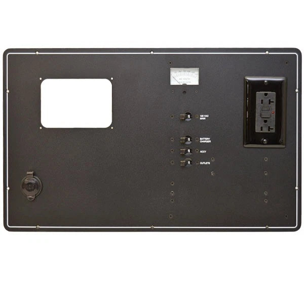 Pursuit Boat Breaker Panel 3309103 - 120V Black Aluminum