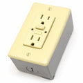 Boat Electrical Outlet Box - Off White - Gray 3-Prong