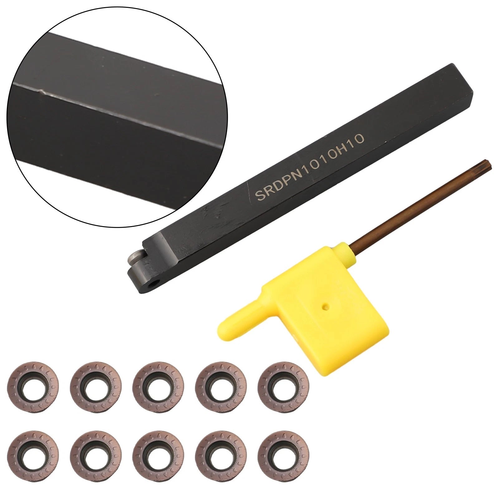 Improve Productivity with SRDPN1010H10 Tool Holder and RPMT10T3MO Turning Tools