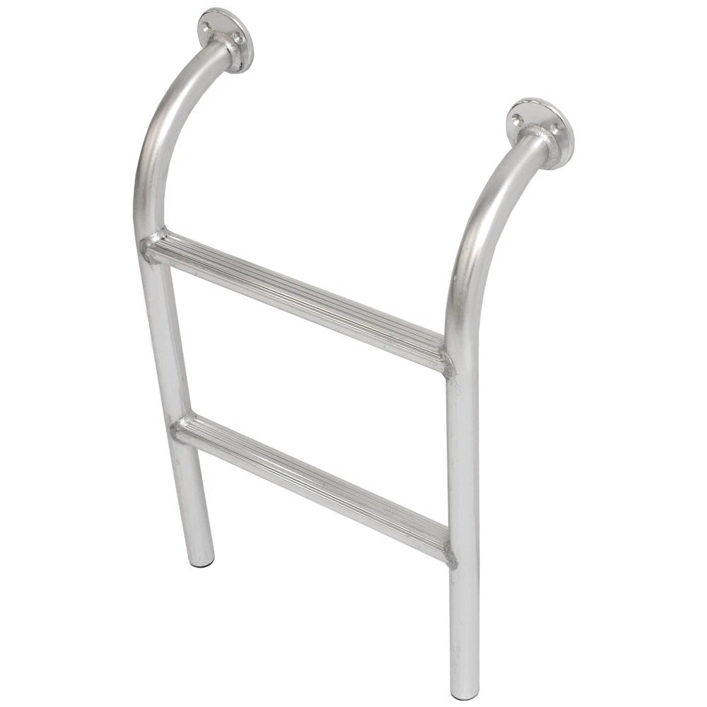 Tracker Boat Boarding Ladder 163327 - 26 3/4 Inch 2-Step Aluminum