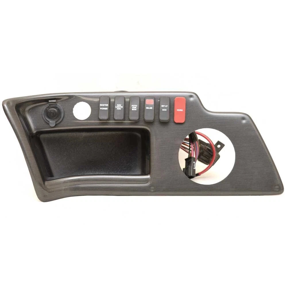 Lund Boat Switch Side Panel 2249297 - Brushed Gray Plastic (starboard)