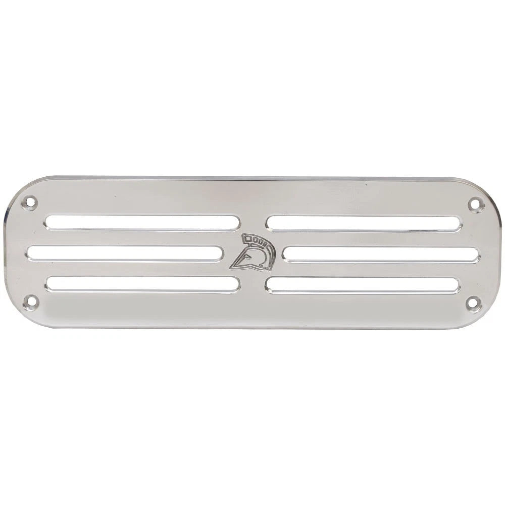 Ski Centurion Boat Motor Box Vent Cover - 10 1/2 X 3 1/4 Inch Silver