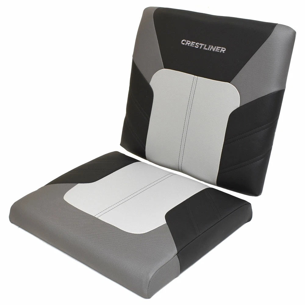 Crestliner Boat Jump Seat Cushions 2271974 - Black Gray