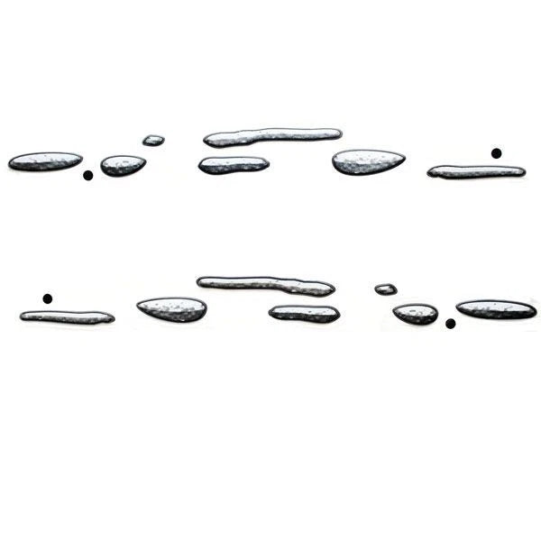 MasterCraft Boat Raised Decals 7580721 - X-Star Water Drop (set)