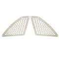 Bryant Boat Grille Covers - Mirrored Silver Stainless Steel (pair)