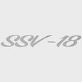 Lund Boat Brand Decal 2095520 - SSV-18 Sticker Metallic Gray
