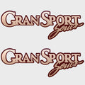 Lund Boat Model Decals - Maroon Gran Sport Series Stickers (pair)