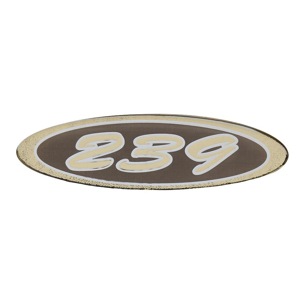 Crownline Boat Raised Decal 61664 - 239 Gold 6 1/8 X 1 3/4 Inch