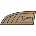 Ranger Boat Console Door Non-Skid Mat 331570 - Terra Black with Logo