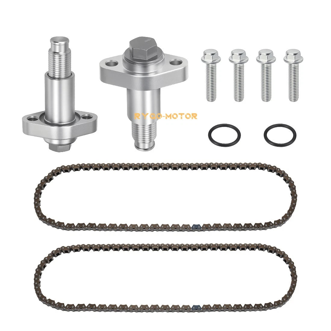 2 Aluminum Timing Chain & Tensioner Set for Can-Am Outlander Renegade Commander
