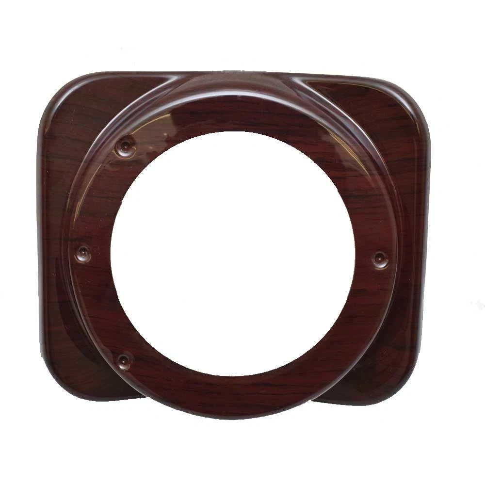 Godfrey Boat Speaker Bezel 203704 - 5 Inch Mahogany Woodgrain Plastic