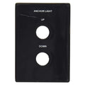 Cobalt Boat Blank Anchor Light Switch Panel 503295BL - Glossy Black
