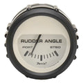 Faria Boat Rudder Angle Gauge GP7376B - Euro White 2 Inch