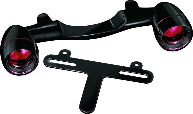 Kuryakyn Bullet Light Rear Turn Signal Bar Gloss Black – Fits Harley Davidson