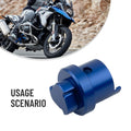 2-in-1 Oil Filler Cap Wrench Coil Pack Removal Tool Blue for R1200GS R1200RT