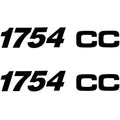 Tracker Boat Decal Stickers 1754 - CC Black (pair)