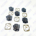 6Pcs Fit Johnson Evinrude Carburetor Float Bowl Chamber with Gasket 0433000 766418