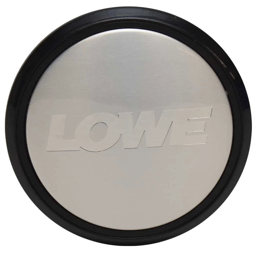 Lowe Boat Steering Wheel Cap - 2 1/4 Inch Silver Black