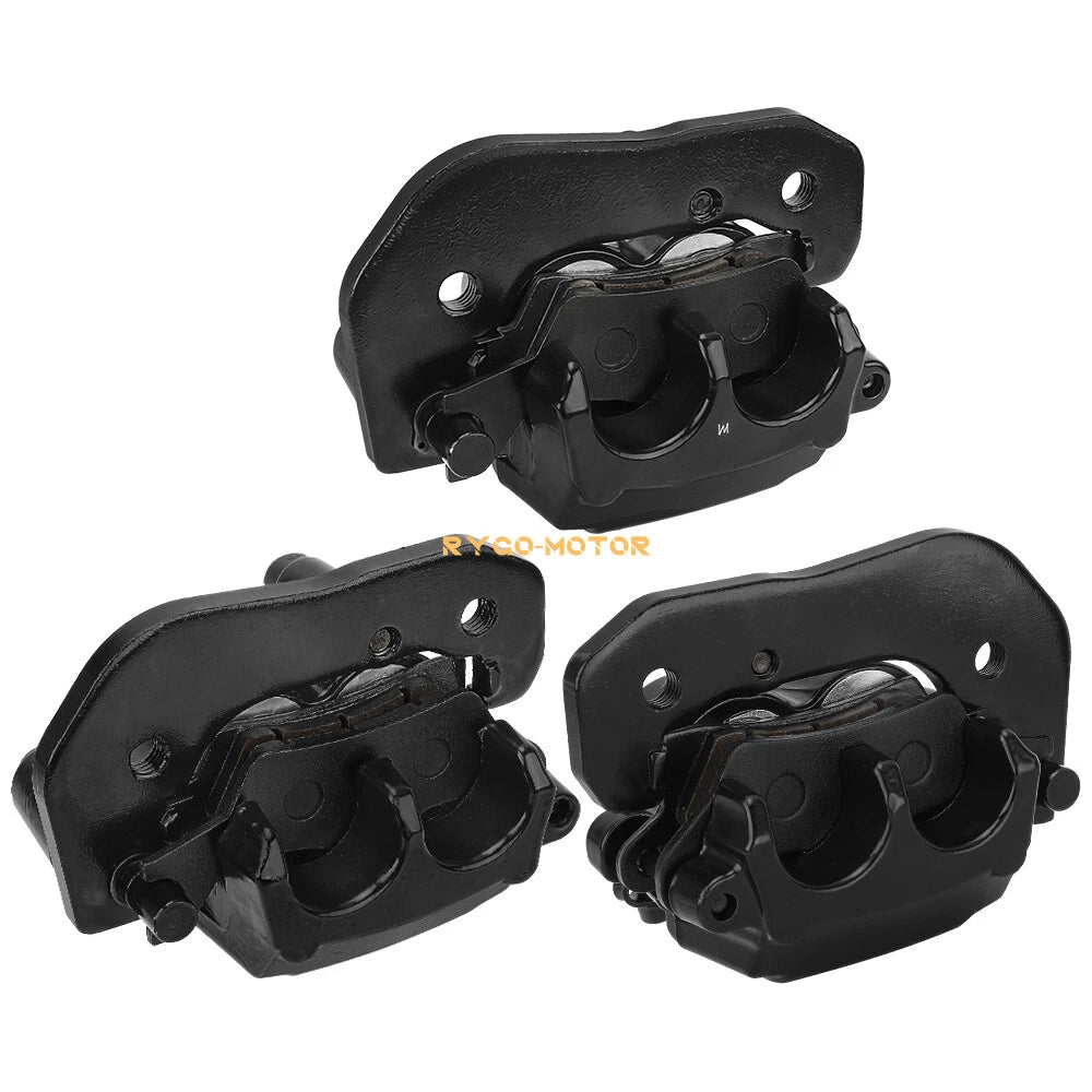 Front & Rear Brake Calipers with Pads for 2013-2020 Can-Am Outlander Max 1000 1000R