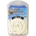 Dock Rite Boat Dock Line DR52803 - 3/8 Inch X 10 Foot White Nylon
