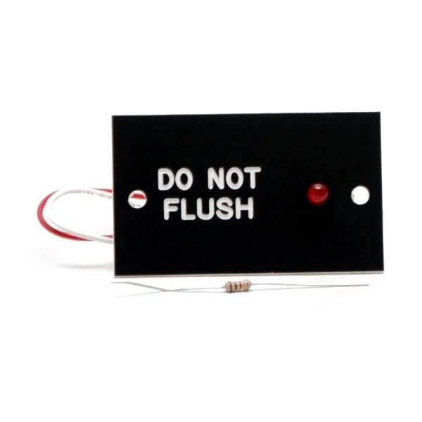Powerquest 385318714 Dometic Sealand Blk Boat Holding Tank Do Not Flush Panel