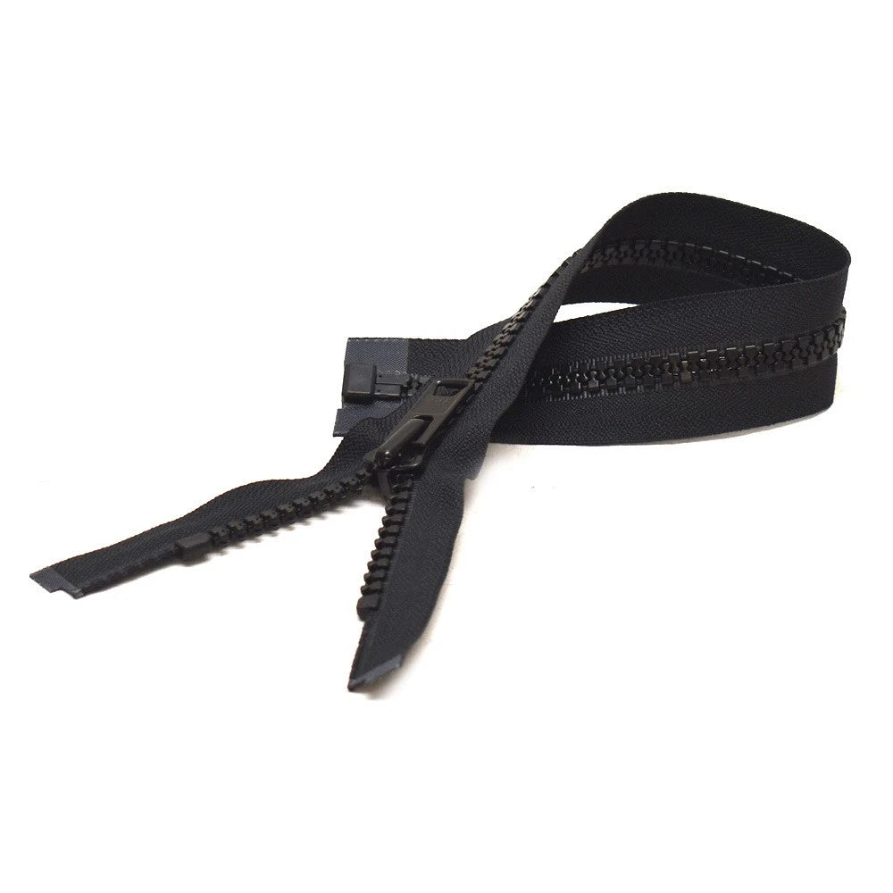 YKK Boat VISLON Zipper - No. 10 16 Inch Black Double Pull