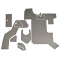 MasterCraft Boat Snap in Mats 701280 - Compass Gray Woven (set of 9)