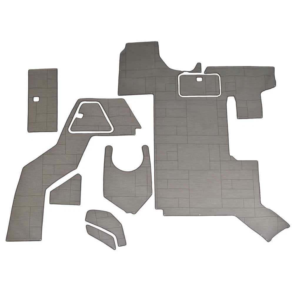 MasterCraft Boat Snap in Mats 701280 - Compass Gray Woven (set of 9)