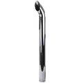 John Deere 48" CHROME 3 3/4" ID CURVED EXHAUST STACK PIPE SLOTTED