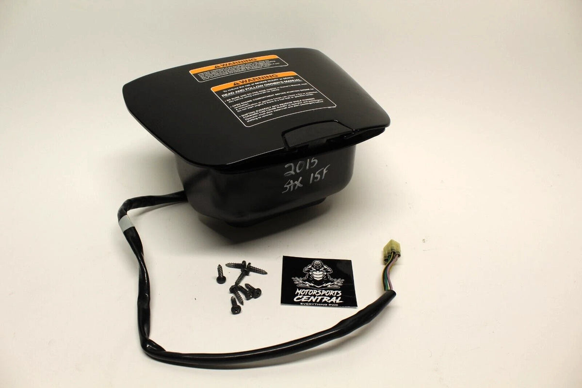 2015 - 2019 Kawasaki Jet Ski STX-15F Glove Box Storage Case LID AND IMMOBILIZER