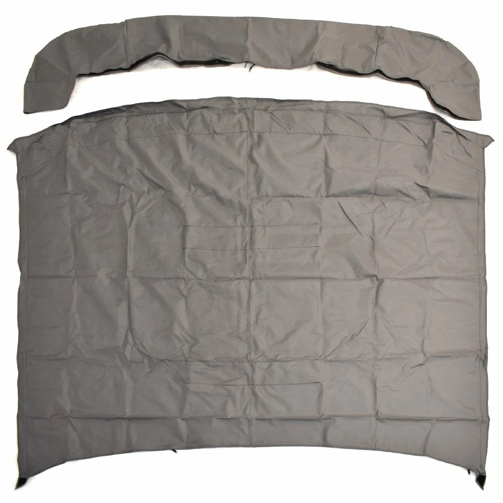 Lowe Pontoon Boat Forward Bimini Cover 122217692 - 210 SS Gray with Boot