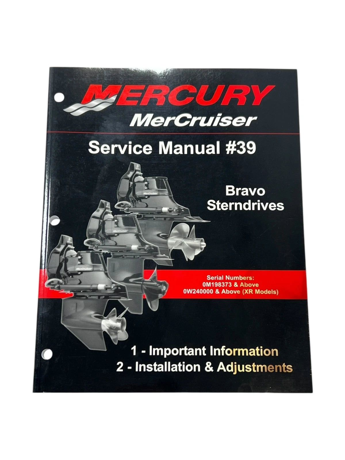 Mercury MerCruiser 90-865612010, 1 & 2 Installation - Adjustments Service Manual