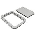 Rabud Boat Pry-Out Deck Plate 711SG - Access Hatch 7 X 11 Inch Gray