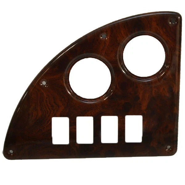 Godfrey Boat Blank Gauge Panel 187953 - Woodgrain 8 1/2 X 6 3/8 Inch