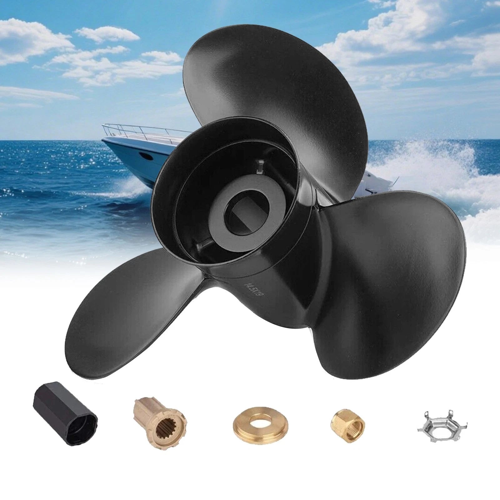14x23 Outboard Propeller Fit Mercury/Mercru Iser Alpha ONE 150-300HP 15 Tooth RH