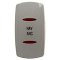 Carling Contura V Boat Rocker Switch Actuator - NAV - ANC Gray