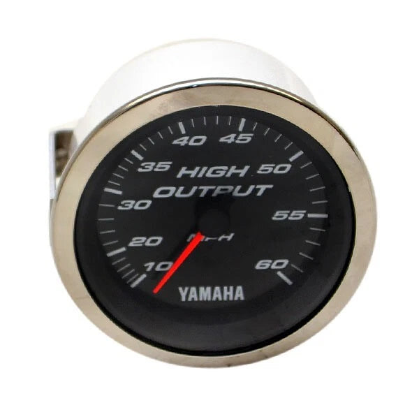 Yamaha Boat Speedometer 946480 - High Output 3 1/4 Inch Silver Black