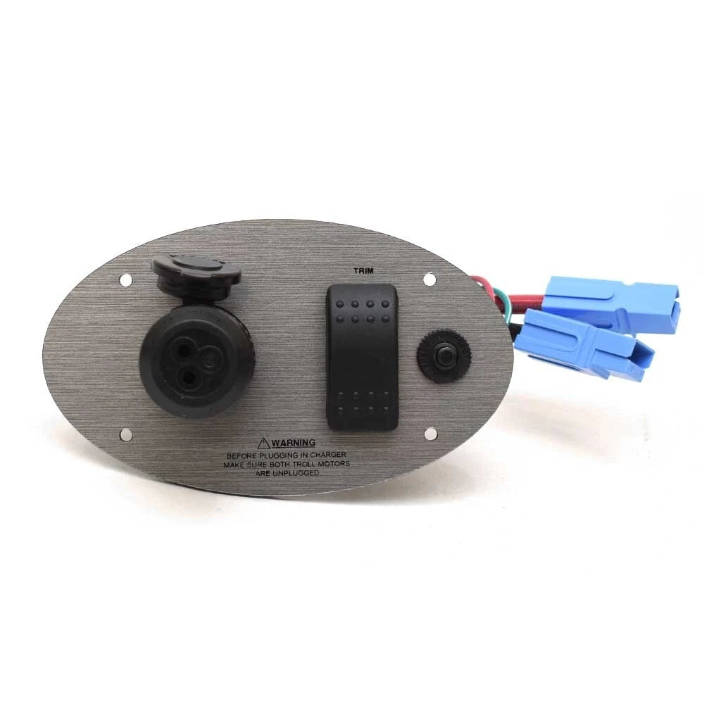 Larson Boat Trolling Motor Panel Kit 6890264 - Silver 6 1/4 Inch (kit)