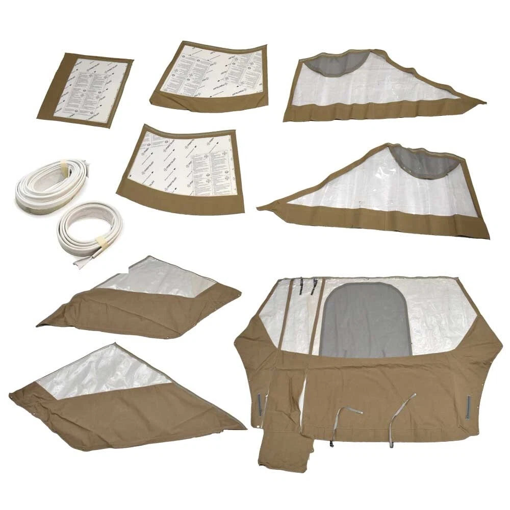 Formula Boat Curtain Kit 269691 - 350 HT Tan Toast Ameritex (8PC)