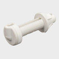 Ranger Boat Thru Hull Cable Plug 207169 - 3/4 Inch White Plastic