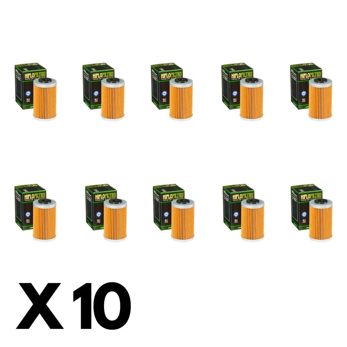 10 Pack Hiflo Oil Filter for KTM 450 EXC 2012-2016