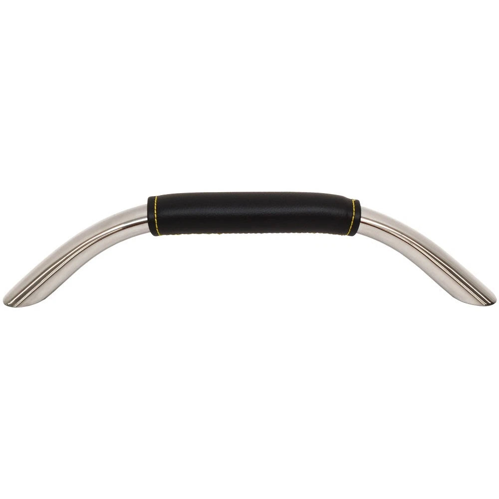PW Marine Boat Grab Rail 406657 - 12 1/2 Inch SS with Leather Grip