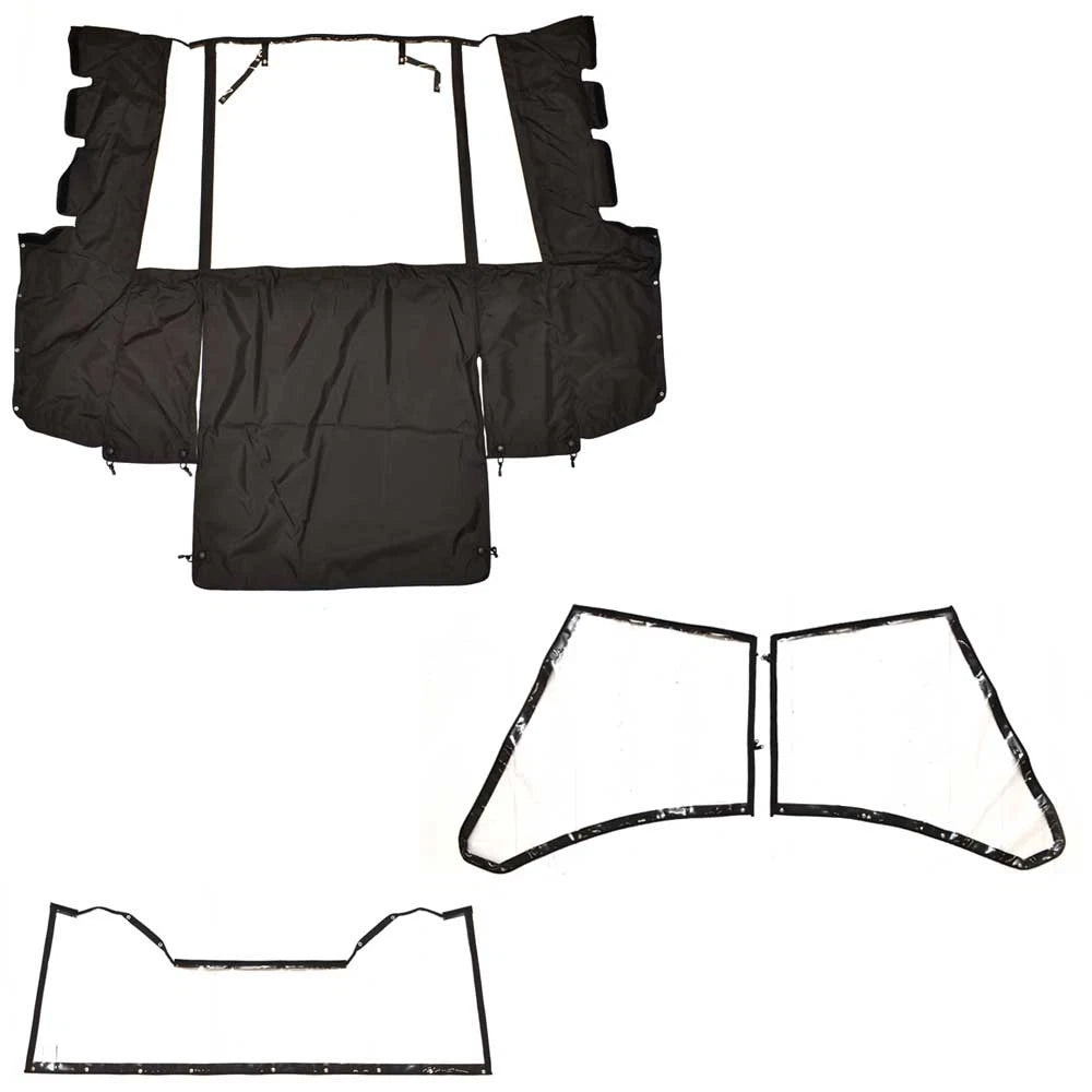 Rinker Boat Enclosure Kit 7688885 - Captiva 230 Black 4 Piece