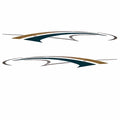 Rinker Boat Graphic Decals 218388 - Captiva Green Stickers (set of 2)