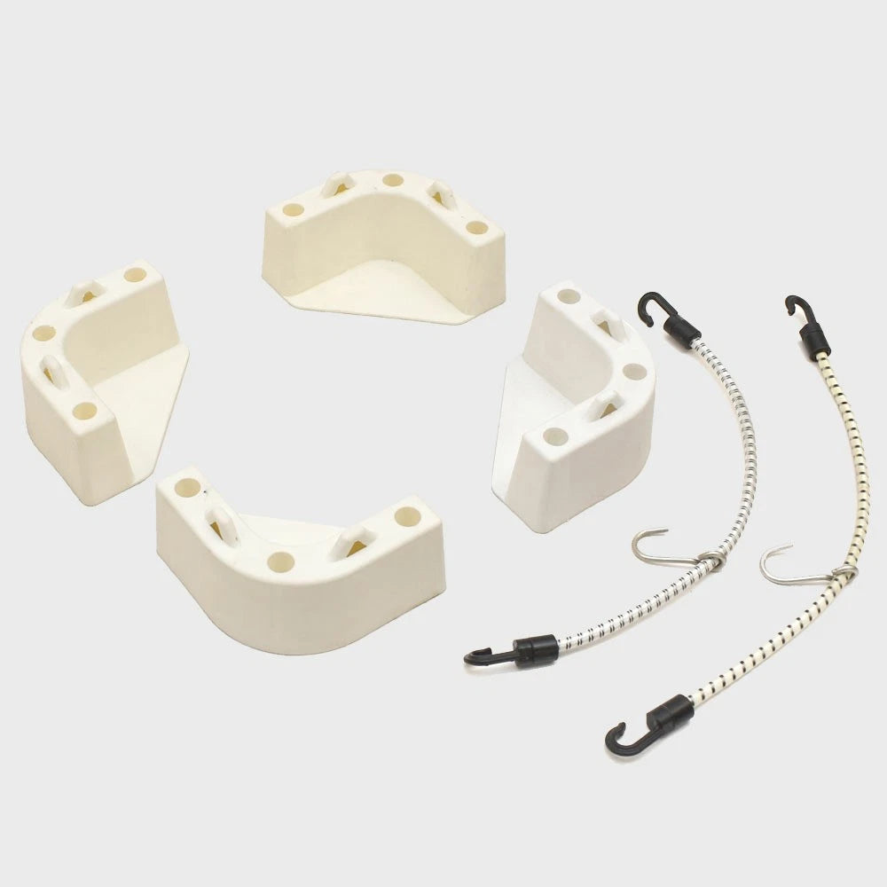 Tracker Boat Cooler Tie-Down 116167 - White Plastic (kit)