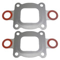 2 Exhaust Elbow Riser Dry Joint Gasket Full Flow MerCruiser Manifold 4.3 5.0 5.7