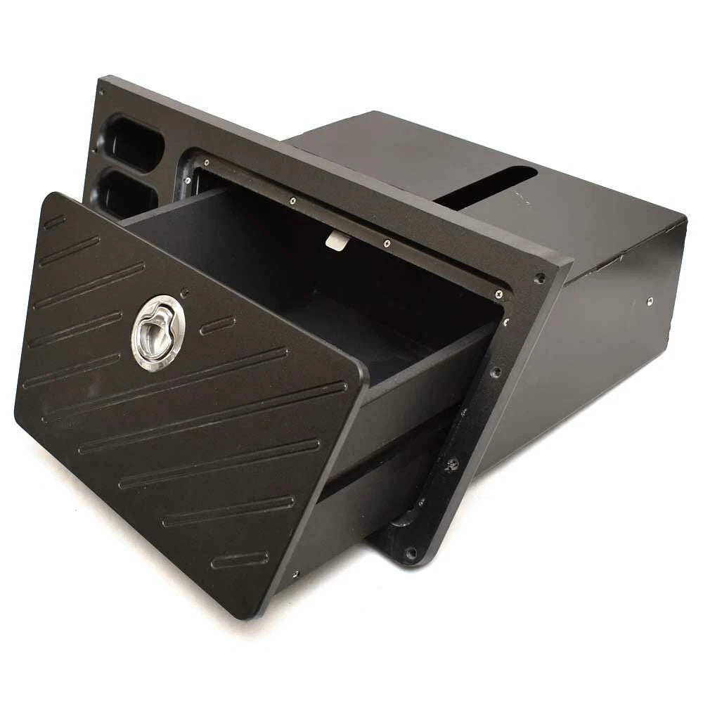 Tracker Boat Drawer Storage Box - 24 7/8 X 15 1/2 Inch Starboard Aluminum Black